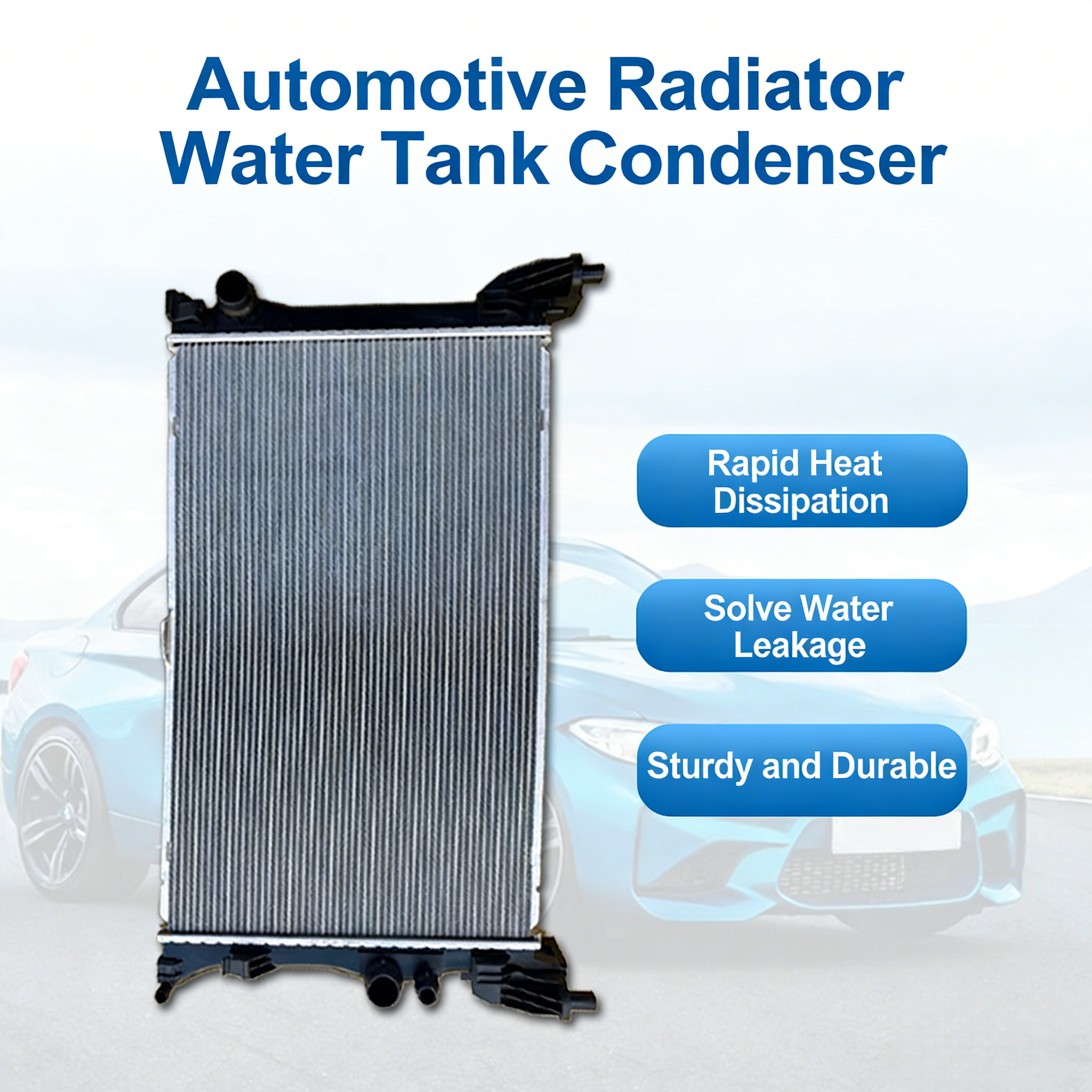 OE19010-5R3-H52 Honda City Fit Radiator for 2015-2020 Models (GK5 Specific)