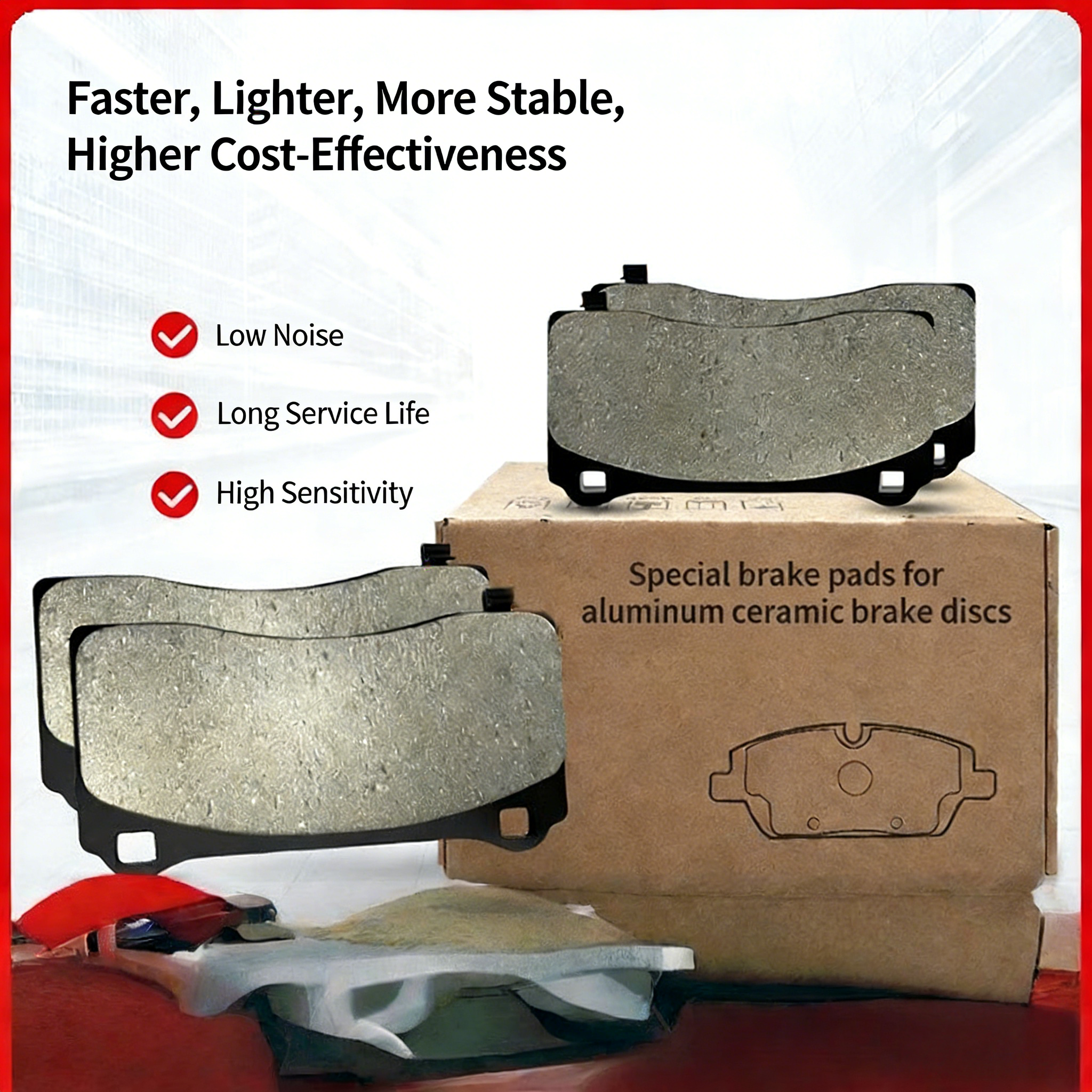 90410-R0AA-003 Honda Civic Brake Pads Fits 10th Generation Civic LX Sedan 2016+ Front Brake Pads Genuine OEM Replacement Parts