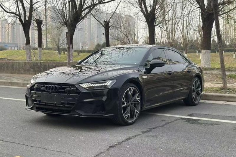2023 Audi A7L 45 TFSI quattro S-line Black Knight Edition Low Mileage, Spacious Interior, Premium All-Wheel Drive Exported Premium Used Vehicle