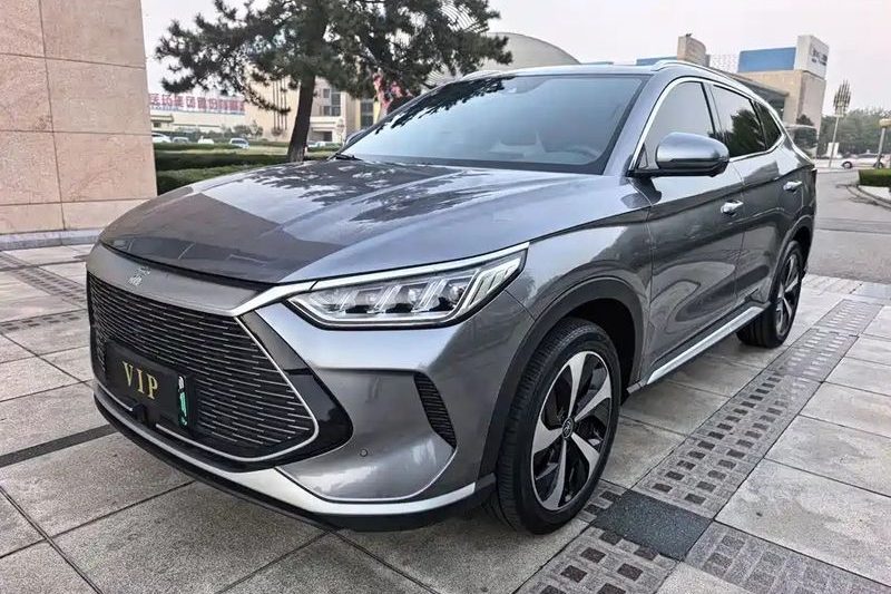 Used Cars 2021 BYD Song Plus DM-i Plug-in Hybrid SUV Left Hand Drive FWD Automatic Transmission Good Condition Used New Energy Vehicle